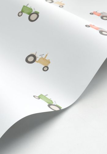 Papier  Peint Vintage Tractor Casadeco