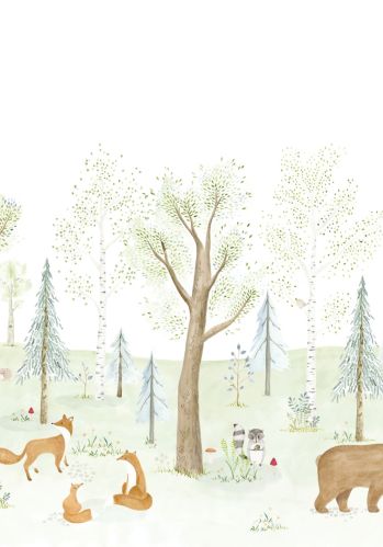 Panoramique The Enchanted Forest Full 400x280 Casadeco