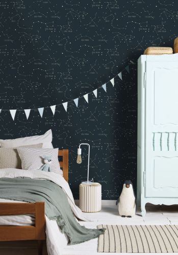 Echantillon Papier Peint Our Planet Constellations Caselio