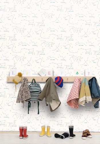 Echantillon Papier Peint Our Planet Constellations Caselio