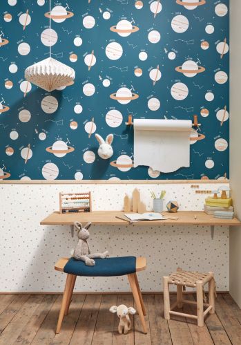 Echantillon Papier Peint Our Planet Stars In Your Eyes Caselio