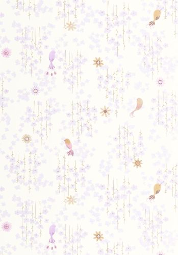 Echantillon Papier Peint Tropical Birds Casadeco