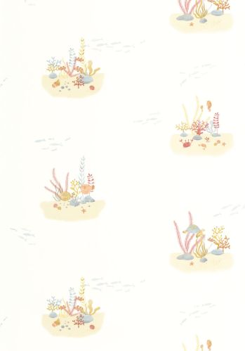Echantillon Papier Peint Coral Reef Casadeco