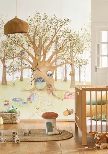 Panoramique Enchanted Tree House Casadeco