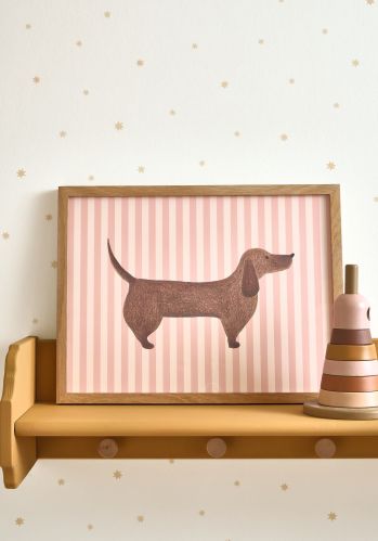 Affiche Cute Dachshund Casadeco