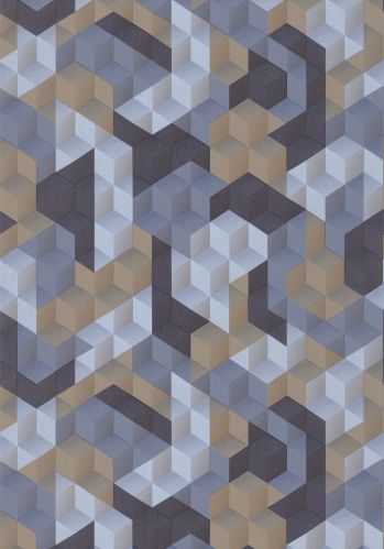 Echantillon Papier Peint Tetrimino Casadeco