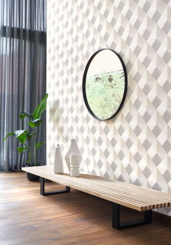 Echantillon Papier Peint Losange Casadeco