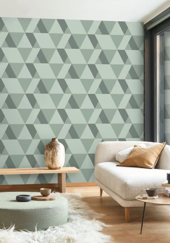 Echantillon Papier Peint Perception Tangram Casadeco