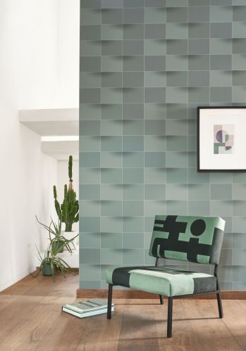 Echantillon Papier Peint Perception Blocks Casadeco