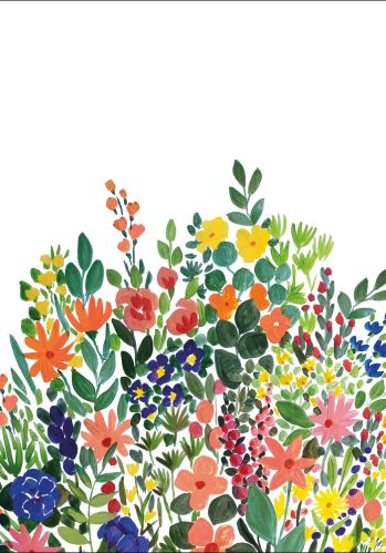 Echantillon Papier Peint Blanket Of Blooms Caselio