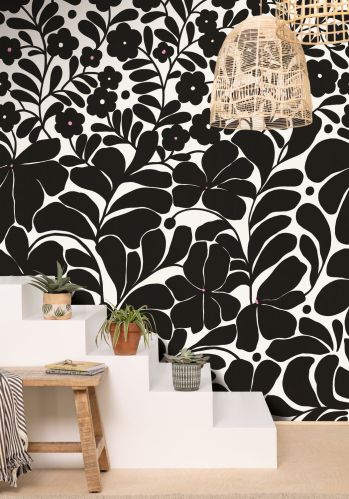Echantillon Papier Peint Blooming Caselio