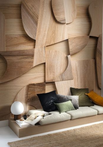 Echantillon Papier Peint Marquetry Caselio