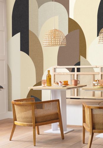 Echantillon Papier Peint Fabric Arch Caselio