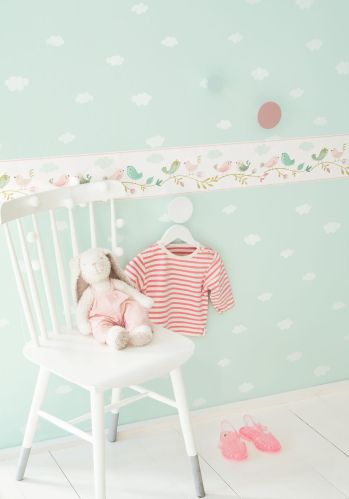 Papier  Peint Rose & Nino Nuage Casadeco