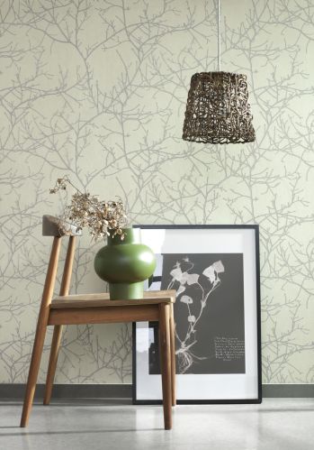 Echantillon Papier Peint Riverside Arbre Casadeco