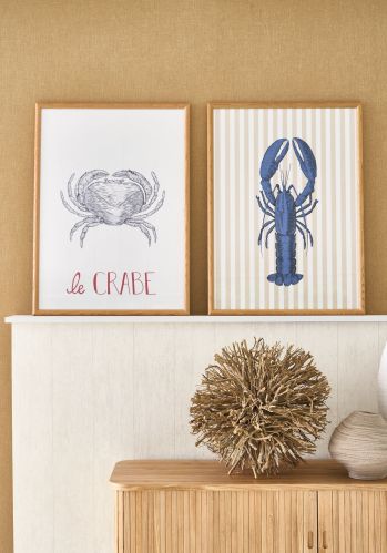 Affiche Le Crabe Casadeco