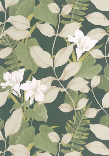 Echantillon Papier Peint Royal Lily Casadeco