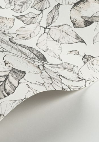 Echantillon Papier Peint Lemon Tree Casadeco