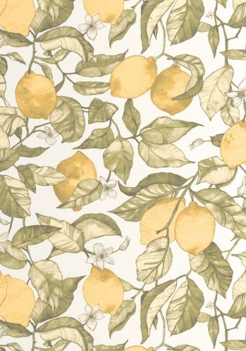 Echantillon Papier Peint Lemon Tree Casadeco