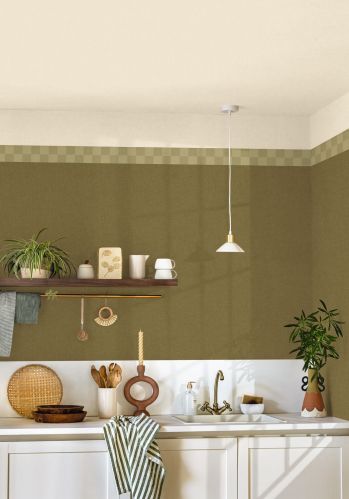 Papier  Peint Linen Uni Caselio