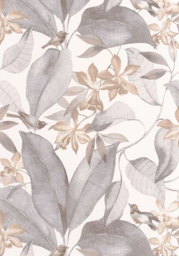Echantillon Papier Peint Delicacy Birdsong Casadeco