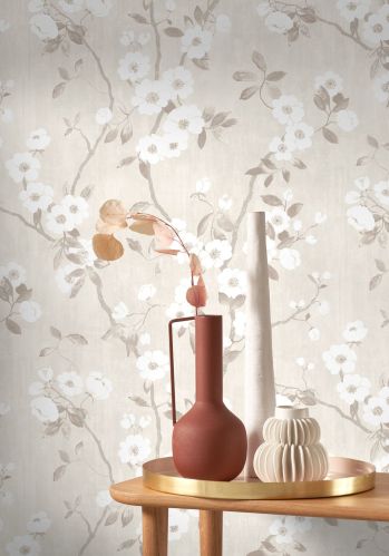 Echantillon Papier Peint Delicacy Spring Flower Casadeco