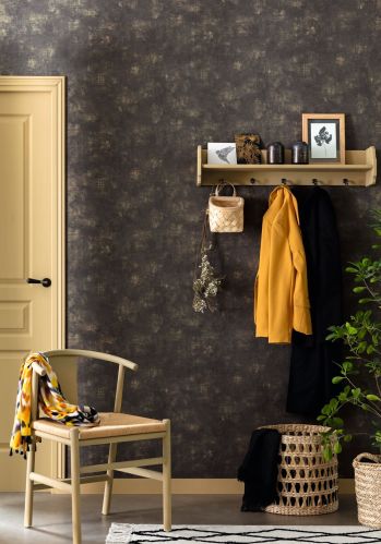 Echantillon Papier Peint Telas 2 Uni Metalises Caselio