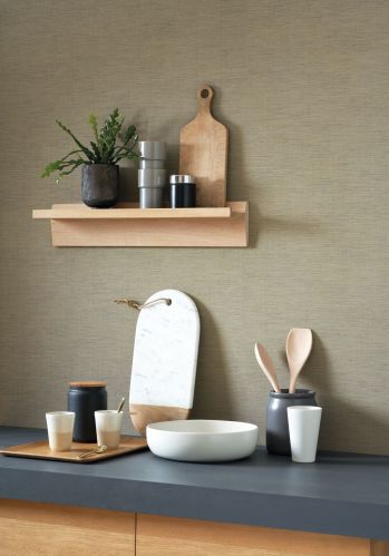 Echantillon Papier Peint Five O'clock Plain Casadeco