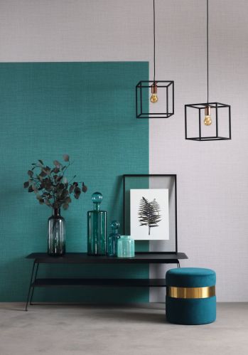 Echantillon Papier Peint Tweed Cad Uni Casadeco