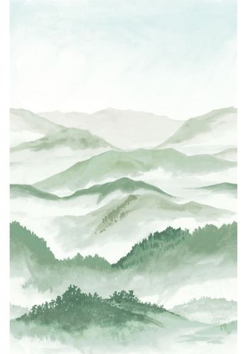 Panoramique Echo Des Vallees Vinyle 200x310 Casadeco