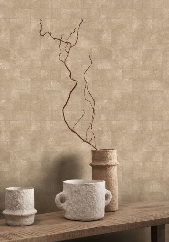 Echantillon Papier Peint Woods Chene Casadeco