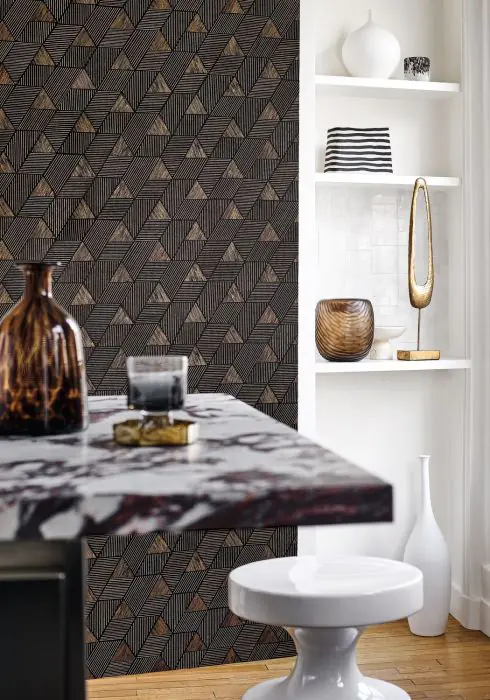 Papier peint intissé géométrique