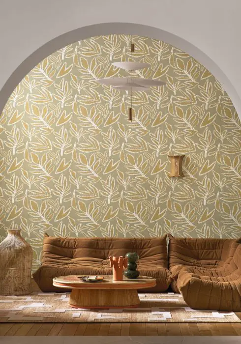 Papier peint agrandir salon