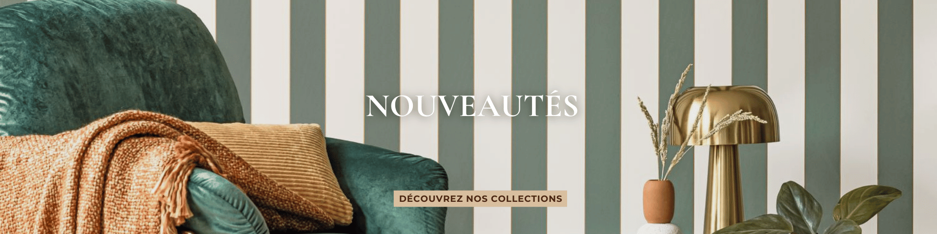 Bannière We Wall papier peint rayures