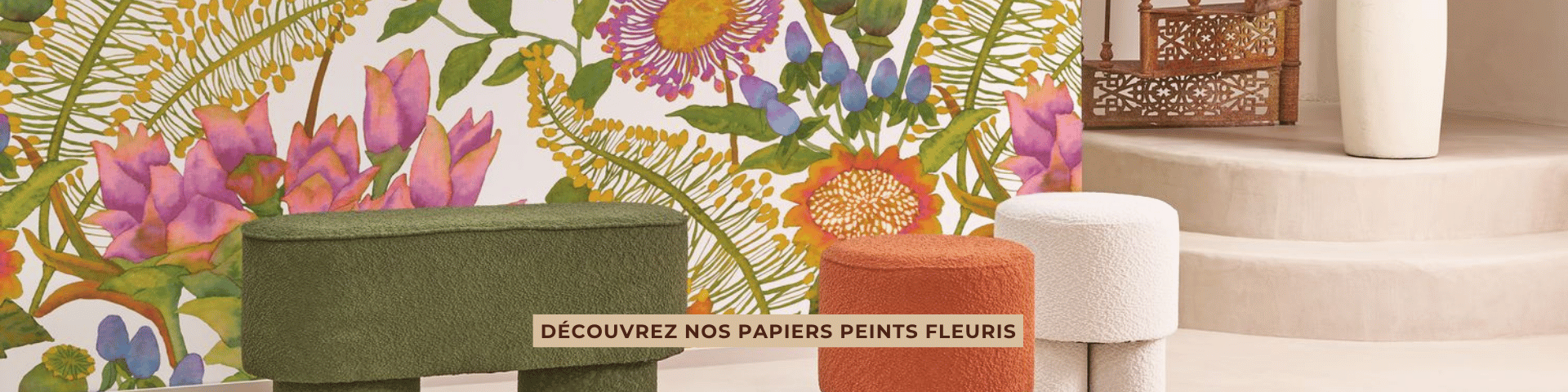 Bannière We Wall papier peint rayures