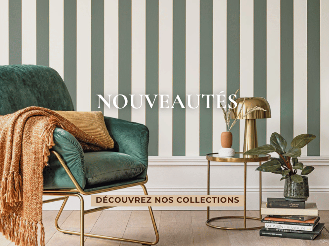 Bannière We Wall papier peint rayures