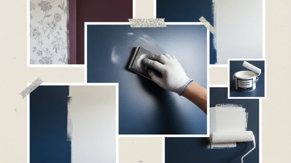 Illustration de murs sombres et murs brillants