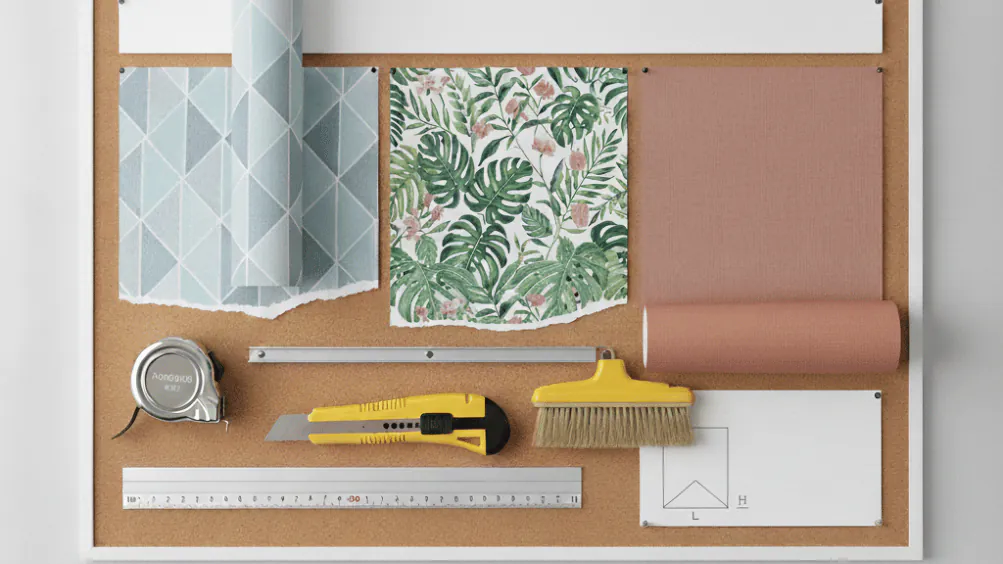 Rouleaux de papier peint de différentes tailles (standard, large, panoramique)