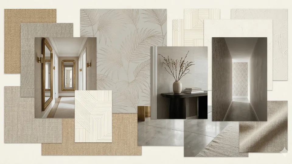 Moodboard Couloir Scandinave