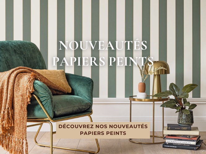 Bannière We Wall papier peint rayures