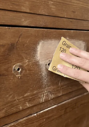 Relooking meuble bois papier peint commode armoire DIY