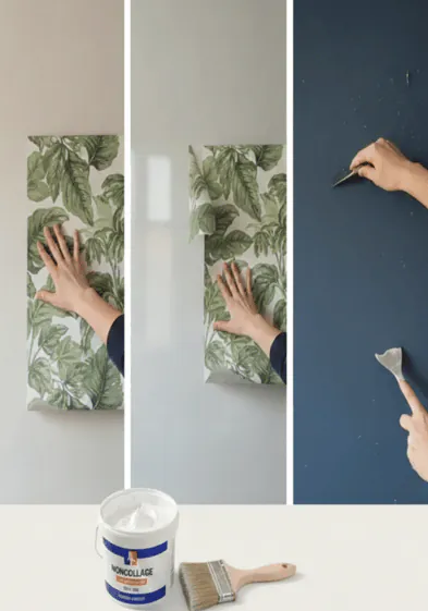 Diagnostic d'un mur peint avant pose de papier peint