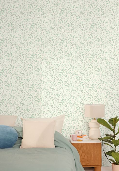 Papier peint Sympathy Caselio Vert d'eau